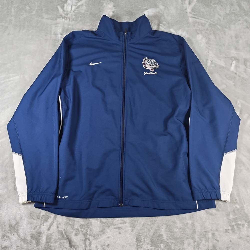 University Of Georgia Bulldogs Jacket Mens XXL Nike Football Dri FIT Full Zip